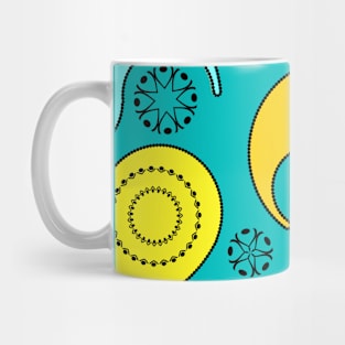 Paisley Principle 4 Medium Teal Mug